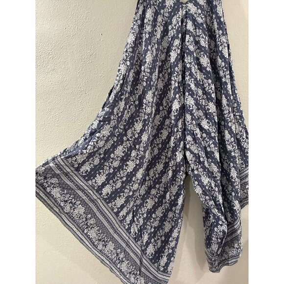 Jopna Women Pants & Jumpsuits Rompers Sleeveless Blue floral bohemian size small - Picture 3 of 7